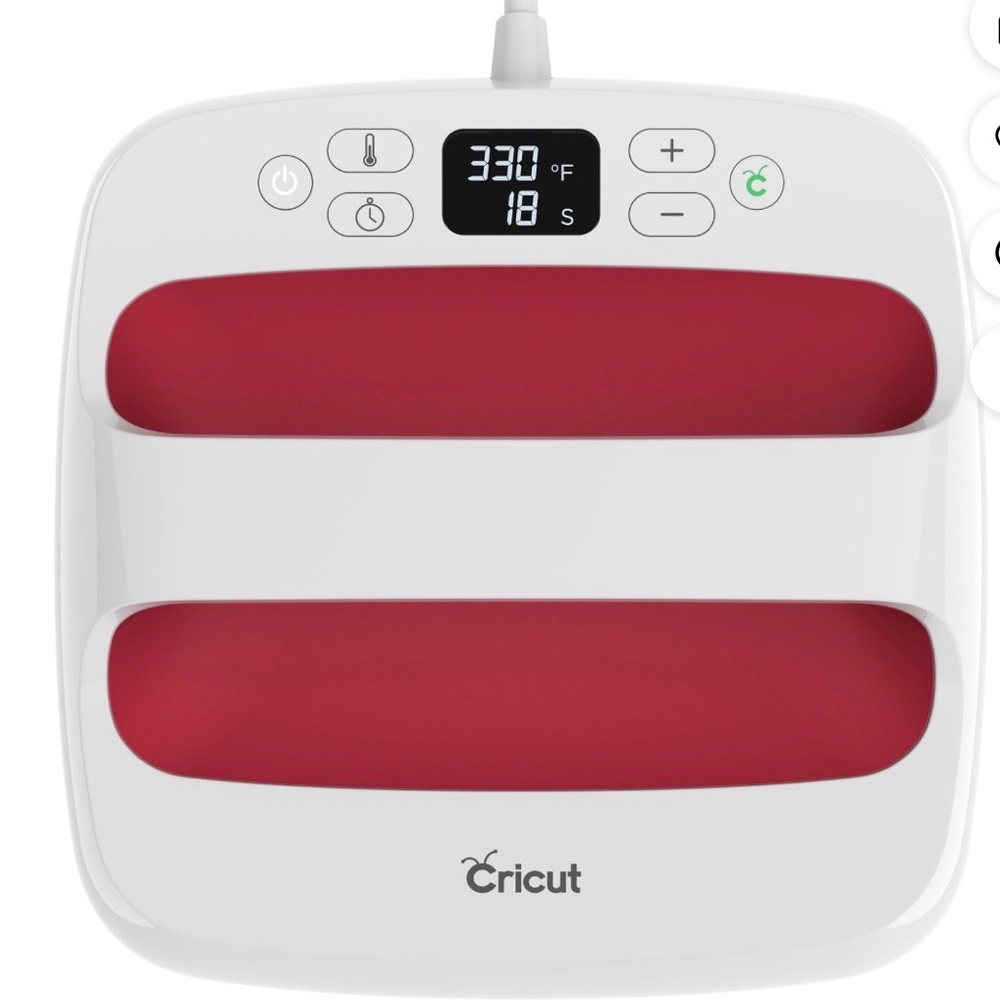 Cricut EasyPress in Red and White